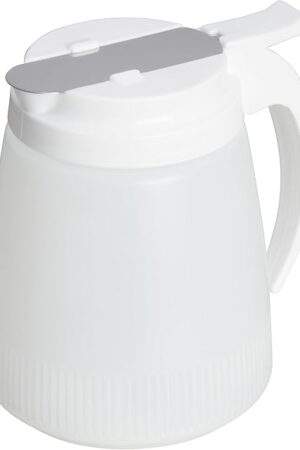 Winco PSUD-48 , Medium, White, Clear, 48 OZ, 1 Count (Pack of 1)