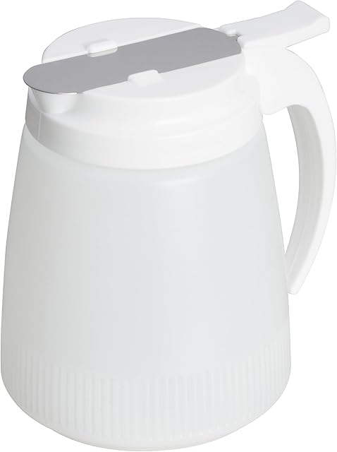 Winco PSUD-48 , Medium, White, Clear, 48 OZ, 1 Count (Pack of 1)