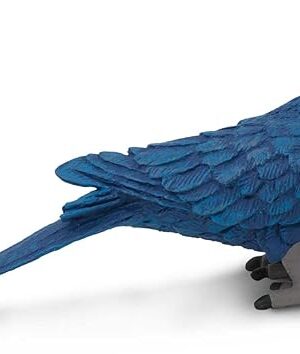 The Safari Ltd. Hyacinth Macaw Figurine - Lifelike 4.5" Bird Figure - Educational Toy for Boys, Girls, and Kids Ages 3+