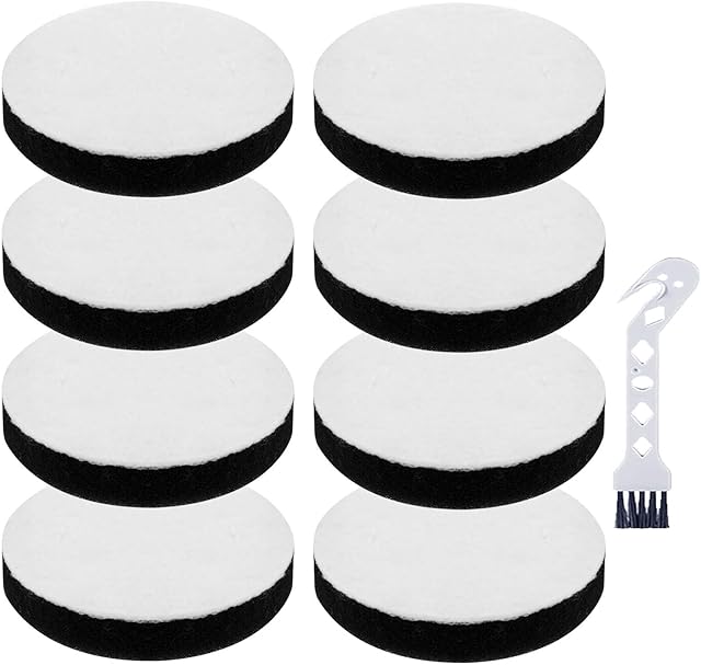 E0106 Air Speed Vacuum Filters for Eureka NEU100 NEU10AE4 NEU102 NEU10AE5 NEU10AE2 Compact Bagless Upright Vacuum Cleaner - 8 Pack Air Speed Foam Replacement Filters