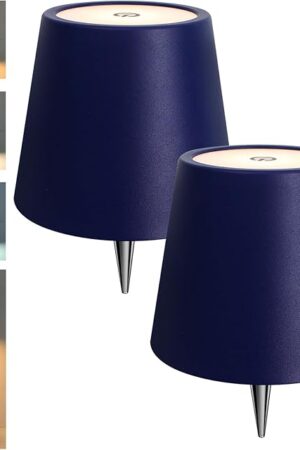 2 Pack 3600mAh Wine Bottle Lamps, 2025 New 3 Color Rechargeable Wireless Bottle Lamps, Bottle Lamp Kit for Liquor Bottles with Touch Dimming for Parties, Restaurants & Home Decor