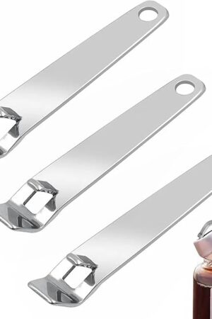 3 Pack Mini Vial Openers - Versatile Stainless Steel Oral Liquid Decappers for Botox, Medicines, and Beverages - Compact and Durable Bottle Opener Tool for Nurses, Pharmacies, and Home Use