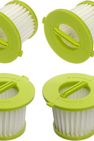 4 Pack Replacement Filter Compatible with Ryobi ONE+ 18V Handheld Vacuum Models PCL700 PCL704 PCL705 Part # A32F05N A32HF00 Reusable Filter Set