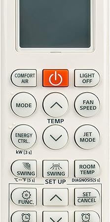 AKB75215402 Replace AC Remote Control Compatible with LG Mini Split Air Conditioner Remote AKB74955615 AKB74955604 AKB75215401 AKB74955602 AKB74955603 LS180HSV5 LS180HEV LSU180HEV LSN180HEV LSN120HXV2