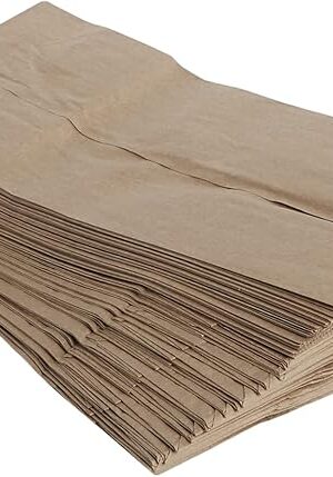 AJM Brown Paper Lunch Bags 40 Count