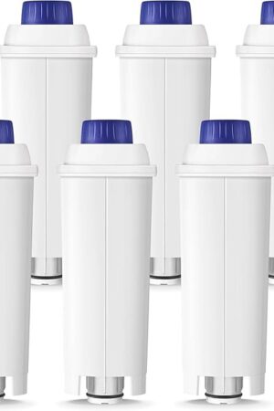 Water Filter Cartridge Replacement for Espresso Coffee Machines - Compatible with ECAM, ETAM, ESAM, Dinamica, Eletta Series - Improves Taste & Protects Your Machine, 6-Pack for Home Use