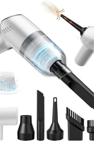 APPS2Car 3 in 1 Car Vacuum, 13000PA Cordless Handheld Cleaner with Type-C Charging, 2 HEPA Filters, Portable for-Car, Kitchen, House, Pet Hair