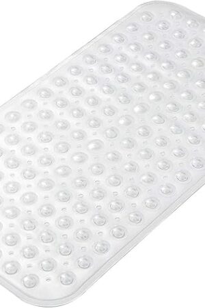 AmazerBath Bath Tub Mat, 27.6 x 15 Inches, Clear
