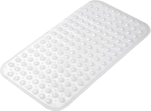 AmazerBath Bath Tub Mat, 27.6 x 15 Inches, Clear