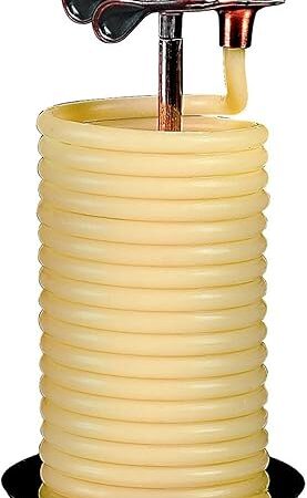 Candle by the Hour 80-Hour Vertical Candle, Eco-friendly Natural Beeswax with Cotton Wick