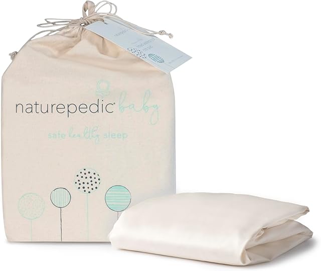 Naturepedic Soft Breathable Organic Crib Mattress Sheet