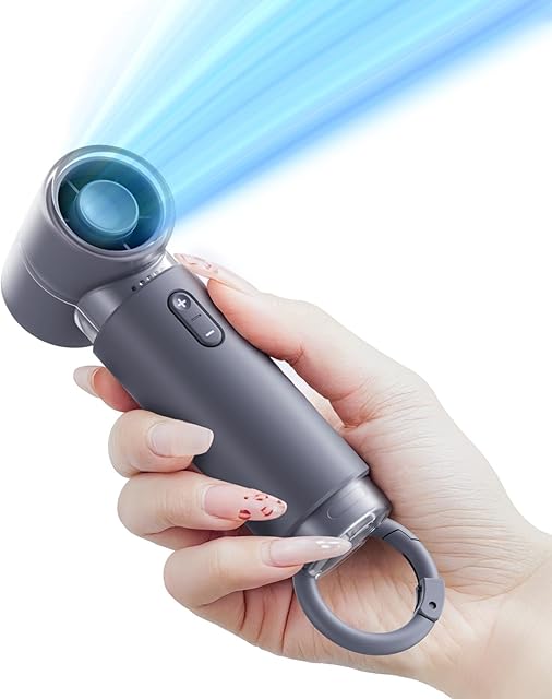 WSKEN Mini Handheld Portable Fan Small Turbo Fan