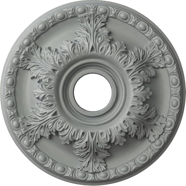 Ekena Millwork CM18GA 18-Inch OD x 3 1/2-Inch ID x 1 3/4-Inch Granada Ceiling Medallion