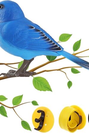 The Robot Bird, Electric Singing and Chirping Bird Toy, Creative and Interesting Simulated Bird, Sound-Controlled and Light-Controlled Bird Electric Induction Toy for Children