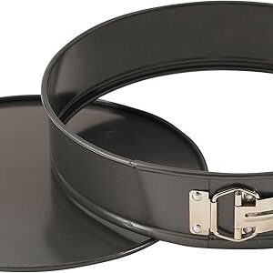 WINCO Springform Pan with Detachable Bottom, 12-Inch, Aluminized Steel,Black