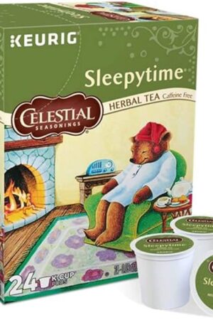 Celestial Seasonings Sleepytime Herbal Tea, 24 Count K-Cup Pods | Herbal Tea | Single-Serve | Keurig