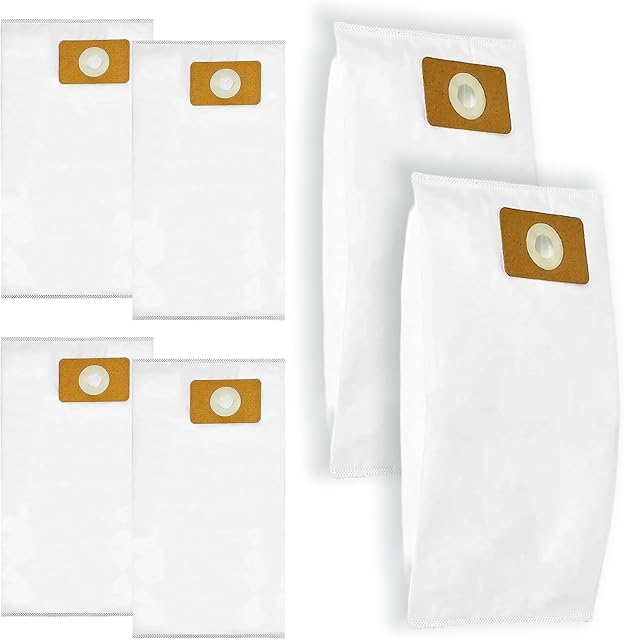 6 Pack HEPA Replacement Bags for OVO & Nadair Central Vacuum, 12.5L /3.2 Gallon Disposable Central Vacuum Bags for 4.75 to 6.6 Gal Canister Size - Triple Layer Filtration & Leak - Proof Design