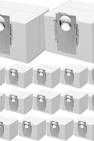 16 Pack Q7 Q5 Dust Bag for Roborock Q7 M5+, Q10 S5+/Q10 X5+, S8+, S8 Pro Ultra, Q7 Max+/Max, Q5 Max+, Q8 Max+, S7 Pro Ultra, Q5, Q5+, Q7, S7 MaxV Ultra Robot Vacuum, 3.5L Large Capacity Disposable Bag