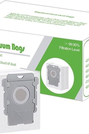 ApexOne 16 Packs Vacuum Bags for iRobot Roomba Clean Base i7, i7+, i8, i8+, i3, i3+, i4, i4+, i5, i5+ i6, i6+, j5, j5+, j6, j6+, j7, j7+, j8, j8+, s9, s9+, j9, j9+ Auto-empty Dirt Disposal Cleaners