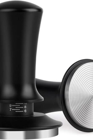 51mm Espresso Tamper, Coffee Tamper for Espresso Machine, Espresso Tamp with Spring Loaded Tamper, Depth-adjustable Espresso Hand Tampers 51mm