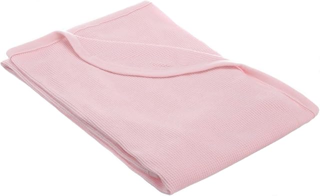 American Baby Company Thermal Waffle Swaddle Blanket for Boys and Girls
