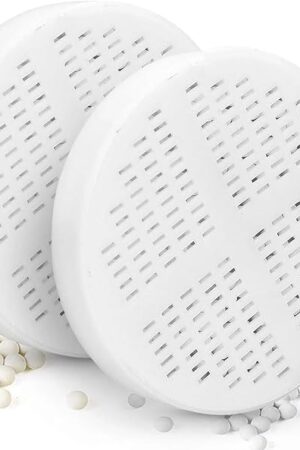 AquaHomeGroup Vitamin C + E + A Shower Filter Replacement Cartridge (Pack of 2) - Vitamin Infused Shower Head Filter for Healthier Skin, Hair, and Nails - Removes Chlorine