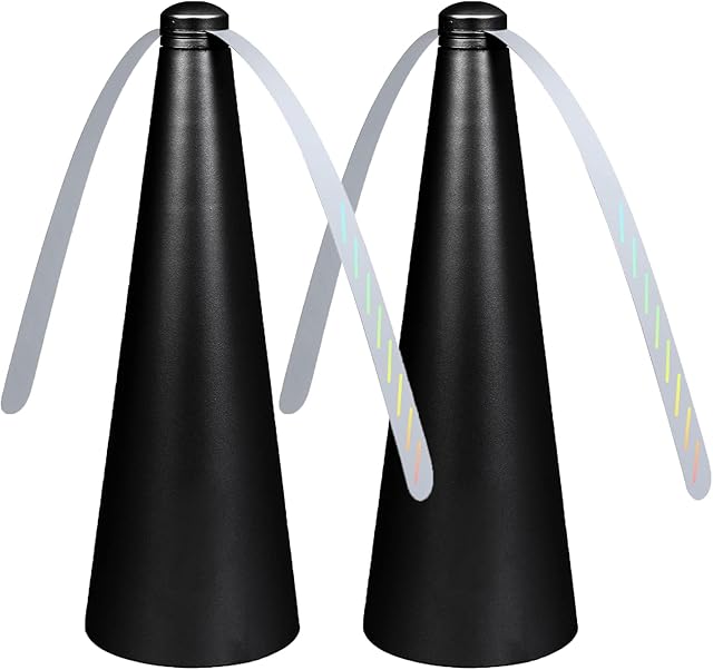 2 PCS Fly Fans for Tables Fly Fan for Patio Keep Flies and Bugs Away