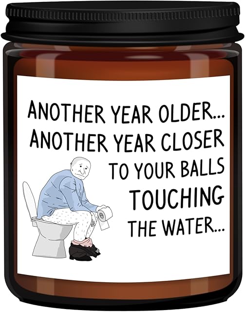 Birthday Gifts for Men Dad Boyfriend Him Husband Grandpa Brother Uncle Coworker Best Friend, Funny Present 65th 30th 75th 60th 40th 50th Birthday Gift Ideas, Happy Birthday Candles Unique Mens Gifts