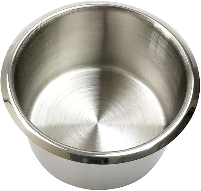 The Game Table Cup Holder Insert - Stainless Steel Jumbo Drop-in Drink Cup Holder, Poker Table Cup Holders for Casino Table, Game Table, Sofa, Boats, Bench, Work Desk, RV Cars & Trucks