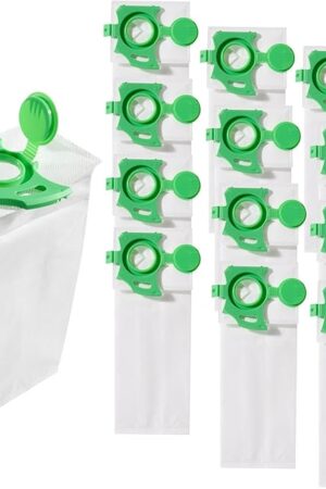 CF Clean Fairy 12Pack Vacuum Bags Compatible With Windsor Axcess 12" 15" Upright Vacuums And Sebo Felix 1,2 Premium & 4 Kombi Replacement for 7029ER 86333980 Filter Bag