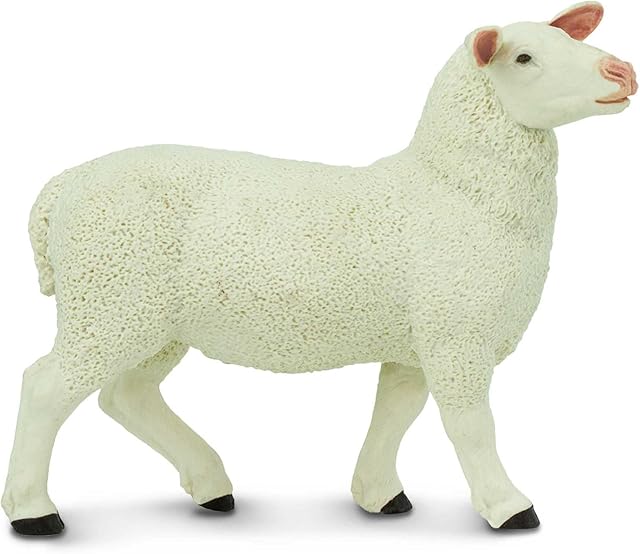 The Safari Ltd. Ewe Figurine - Lifelike 3" Model Figure - Educational Toy for Boys, Girls, and Kids Ages 3+