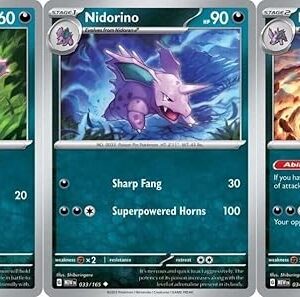 The Pokemon Nidoking 034/165 - Holo Rare - Pokemon 151 - Evolution 3 Card - Nidoran (m) Nidorino - Single Card - Mint Condition