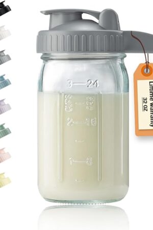 32oz Glass Pitcher 1 Quart Breastmilk Pitcher