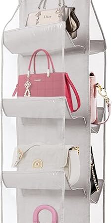 AARAINBOW Handbag Purse Organizer Bags Organizor for Purse 44.5L x 13.5W B-Light Gray