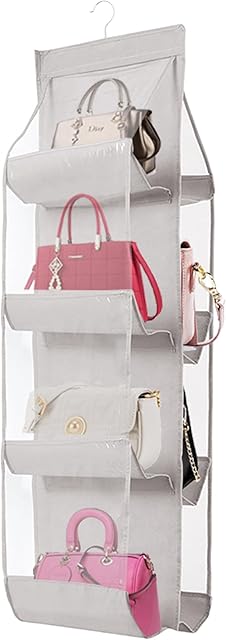 AARAINBOW Handbag Purse Organizer Bags Organizor for Purse 44.5L x 13.5W B-Light Gray
