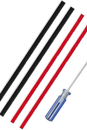 4Pcs Replacement Rolling Brush Plush Strips For Dyson V8, V10 Vacuum Cleaner, Vacuum Cleaner Rolling Brush Strips with Screwdriver