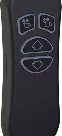 4 Lighted Buttons 5 Pin Remote Replacement with USB Charge Port for Dual Motor Lift Chair and Power Recliner DL-SK-109-2-002
