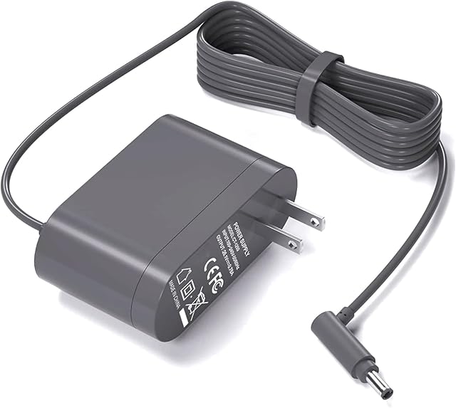 26.1V Replacement for Dyson Charger Compatible with Dyson V6 V7 V8 Car+Boat Cordless Vacuum –26.1V Battery Charger, 5.9FT Cord