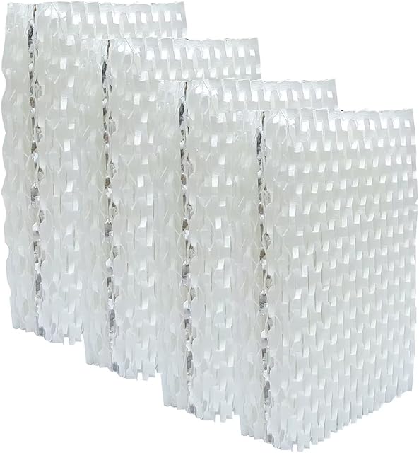4-Pack WF813 Humidifier Wick Filter Replacement for ReliOn RCM-832 and ProCare PCWF813 Humidifier Wick Filters