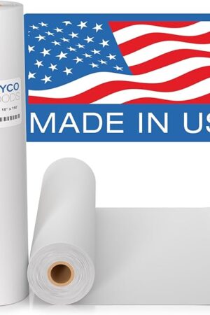 White Kraft Butcher Paper Roll - 18'' x 150' - Versatile & Durable - Ideal for Packaging, Grilling, Smoking Meat and BBQ - Unwaxed & Uncoated Butcher Paper for Sublimation - Made in USA