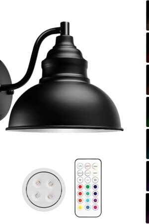 Wall Sconces Rechargeable Wall Lights Elegant Touch Wall Lamp 13 Colorfuls Changeable