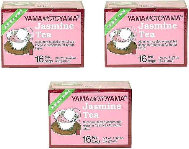 Yamamotoyama Jasmine Tea (3 Pack, Total of 3.36oz)