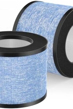 C102 MA-01CW Filter Replacement Compatible with Miko Ibuki & Ibuki+ Air Purifier, MA-18 and Okaysou AirMic4S Air Purifier, 2 Pack