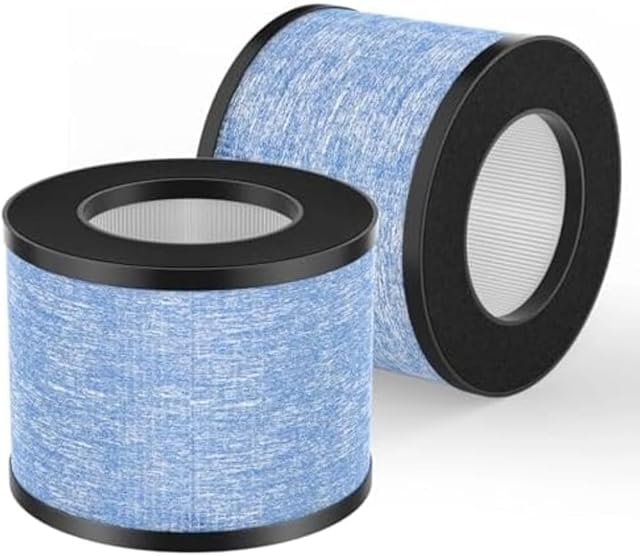 C102 MA-01CW Filter Replacement Compatible with Miko Ibuki & Ibuki+ Air Purifier, MA-18 and Okaysou AirMic4S Air Purifier, 2 Pack