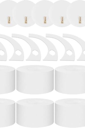 24 Pack VS101 Vacuum Filters Replacement Compatible with Shark MessMaster Portable Wet Dry Vacuum VS101 VS100 VS105 UV105 VX100, Parts # XFFKVS100, XPMFVS100