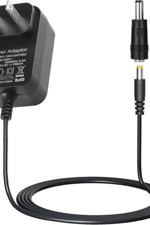 Charger for Shark VACMOP VM200C VC200 UM200 UM205 VM20026 Compatible with VACMOP VM190 VM19026 VMP30, 13.3V Replacement Adapter for Pro Cordless Hard Floor Vacuum Mop, 6Ft Power Supply Cord