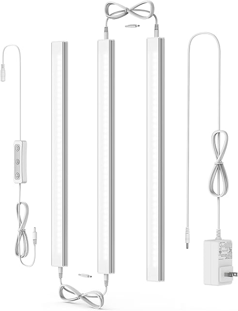 ASOKO Under Cabinet Led Light Daylight White 4500K 12 inch Led Under Counter Lights UNO-LK 4500K