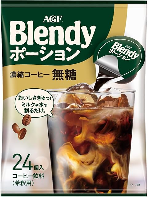 24 AGF Blended potion coffee no sugar