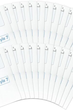 24 Pack Style 7 Vacuum bags Compatible with Bissell Power Force Vacuum Cleaners 1739 3522 3525 71Y7 3554 3545 6592 3550 3553 Series, Replace Part # 32120