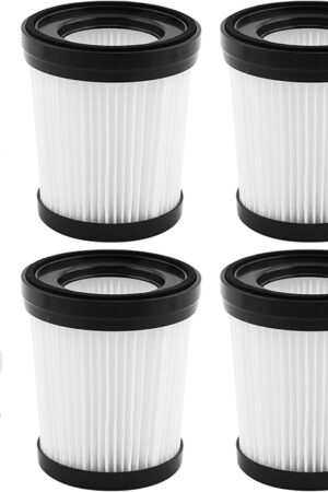 4PCS HEPA Vacuum Filter Replacement Compatible with Fabuletta FSV101, FSV001, fit for Girnoor G160 and G165, fit for Afoddon A300, fit for Lubluelu 202, fit for Oraimo OSV-102